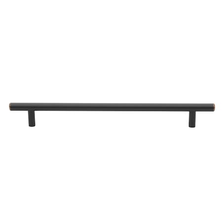 Gliderite Hardware 8-13/16 in. Center to Center Oil Rubbed Bronze Solid Steel Bar Pull - 5005-224-ORB, 5PK 5005-224-ORB-5